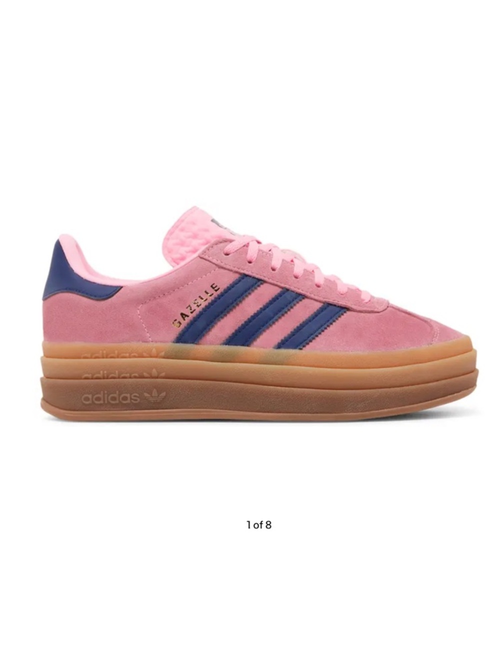 Adidas Gazelle Bold / Pink and Navy